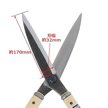 Amazon | 高儀(Takagi) 鋼典 菊堂 火打鍛造鋼付 刈込鋏 180mm